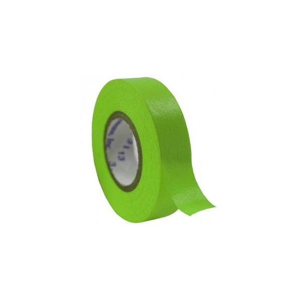 Time Tape, 1" Core, 1/2" Wide, Green, 6/PK